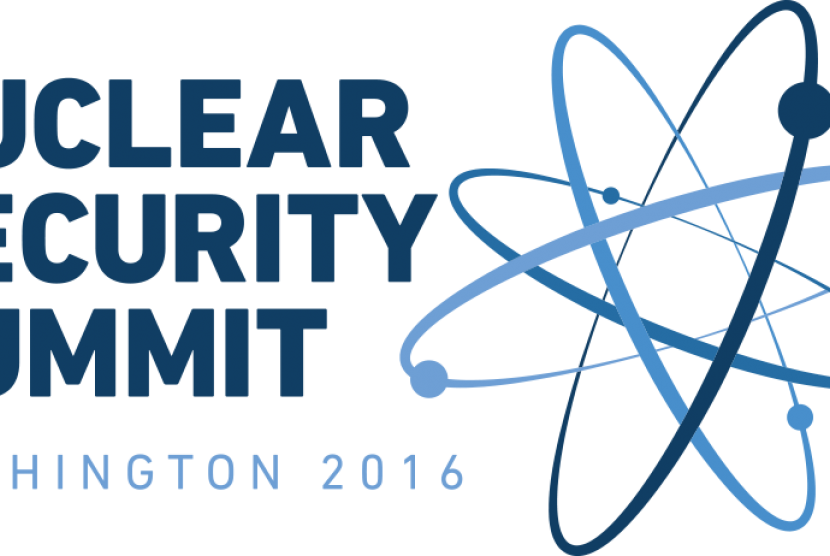 Logo onferensi Tingkat Tinggi Keamanan Nuklir (Nuclear Security Summit/NSS) di Washington DC.