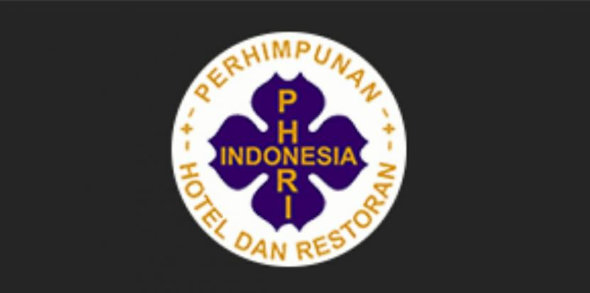 Logo Perhimpunan Hotel dan Restoran Indonesia (PHRI). PHRI mengapresiasi kebijakan PPKM Mikro ketimbang lockdown.