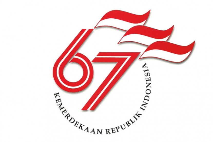 Logo Peringatan HUT Ke-67 Kemerdekaan RI Tahun 2012.