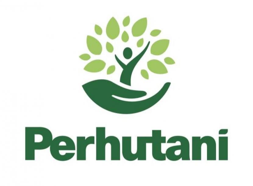 Logo Perum Perhutani. Pengembangan penjualan daring Toko Perhutani dan aplikasi mobile Toko Perhutani mengantarkan Perhutani memperoleh penghargaan dari Markplus, Inc dalam ajang BUMN Marketeers Awards 2021. 