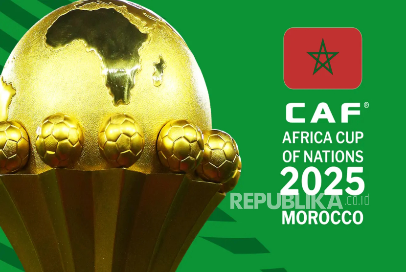 Logo Piala Afrika 2025 Maroko