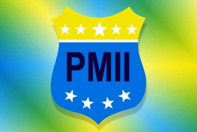 Pengukuhan pengurus PB PMII dilakukan secara virtual. Logo PMII