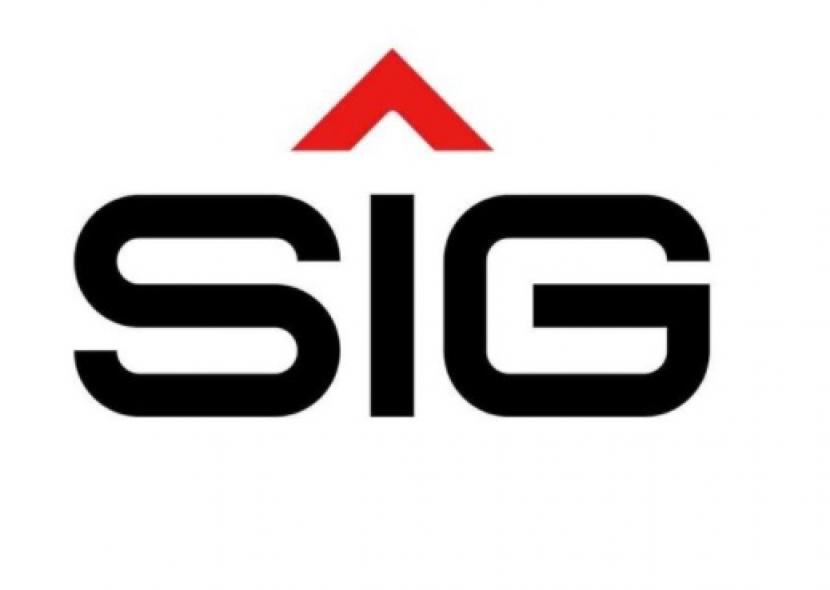 Logo PT Semen Indonesia (Persero) Tbk (SIG). SIG mempertahankan kinerja positif. 