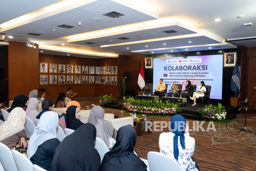 Lokakarya bertajuk KolaborAksi: Bikin Lebih Dilirik Lewat Konten dan Koneksi Bareng Affiliator.
