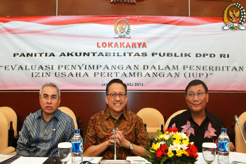  Lokakarya Panitia Akuntabilitas Publik DPD RI, Jumat (31 Mei 2013).