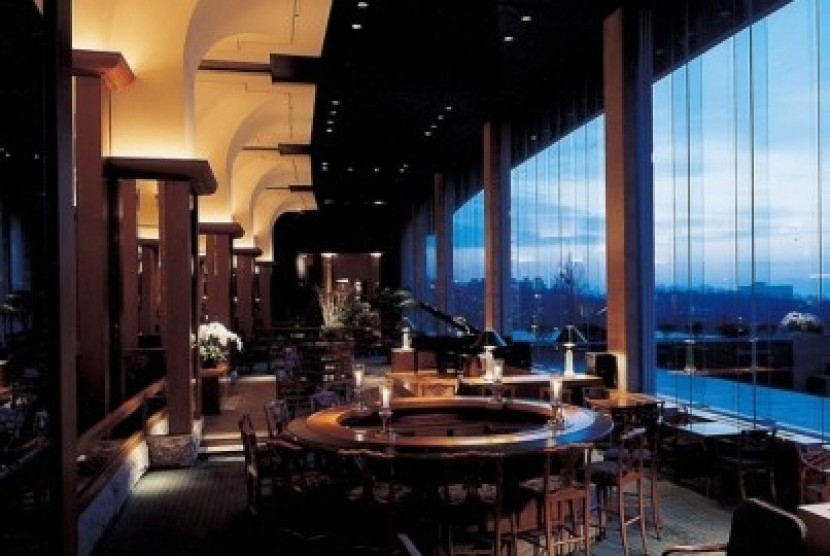 Lokasi destinasi drama k-pop, lobi Gran Hyatt