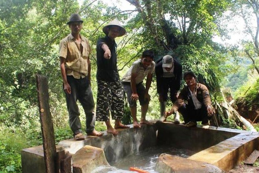 Lokasi pembangkit turbin tenaga air mikrohido.