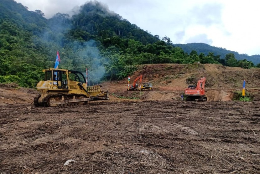 Lokasi pembangunan PLTA Kayan Hydro Energy di Kalimantan Utara yang akan dikunjungi Jokowi, Kamis (18/12). 