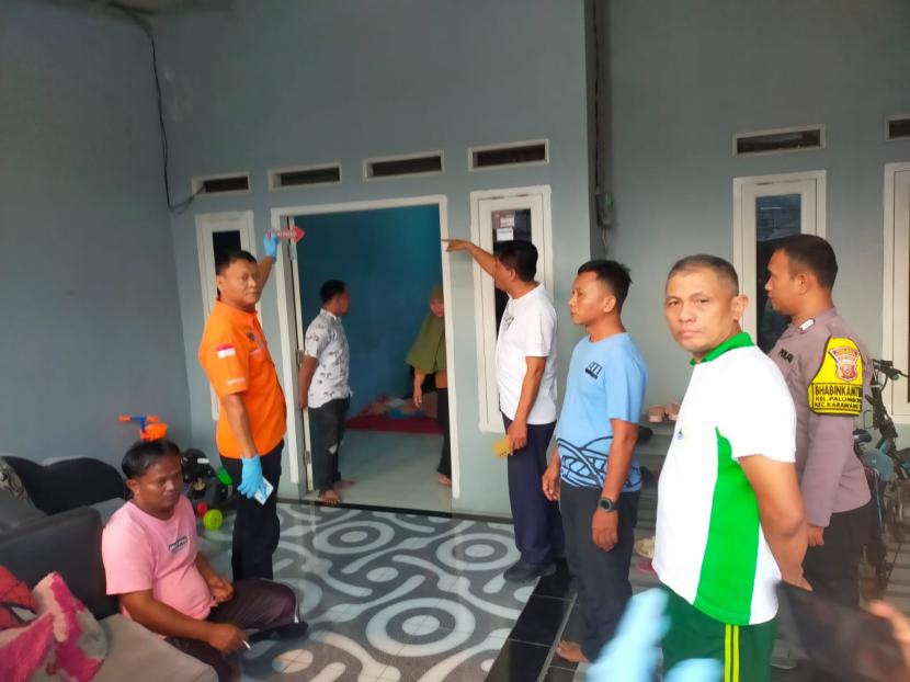 Lokasi rumah korban bunuh diri di Perum Palumbonsari, Karawang Timur 