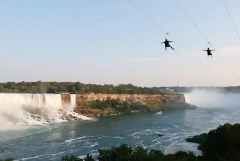 Lokasi wisata Niagara Falls di Amerika