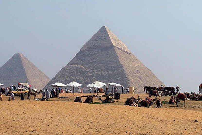 Lokasi wisata Piradima Giza, Mesir.