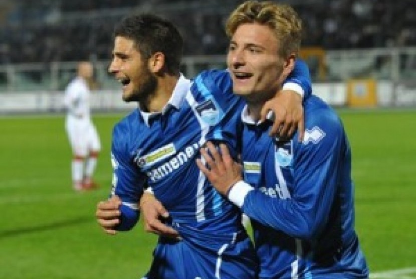 Lorenzo Insigne dan Ciro Immobile.