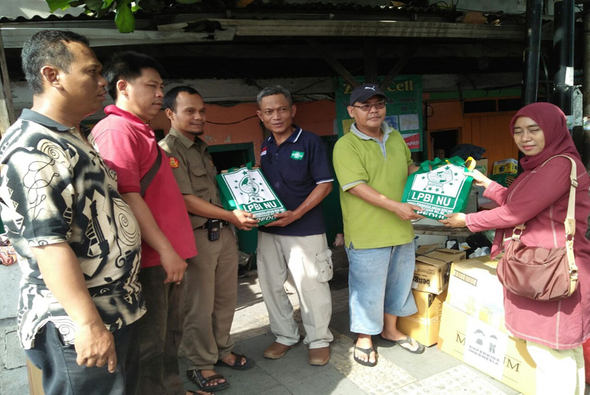 LPBI NU DKI bantu korban kebakaran di Tamansari Jakarta Barat.