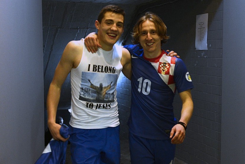 Luca Modric dan Mateo Kovacic
