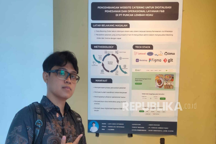 Luffi Idris Setiawan, mahasiswa Program Studi Teknologi Informasi Universitas Siber Indonesia (Cyber University).
