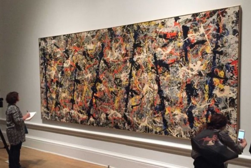 Lukisan Blue Poles karya Jackson Pollock seharga Rp 3,5 triliun didesak dijual untuk lunasi utang australia