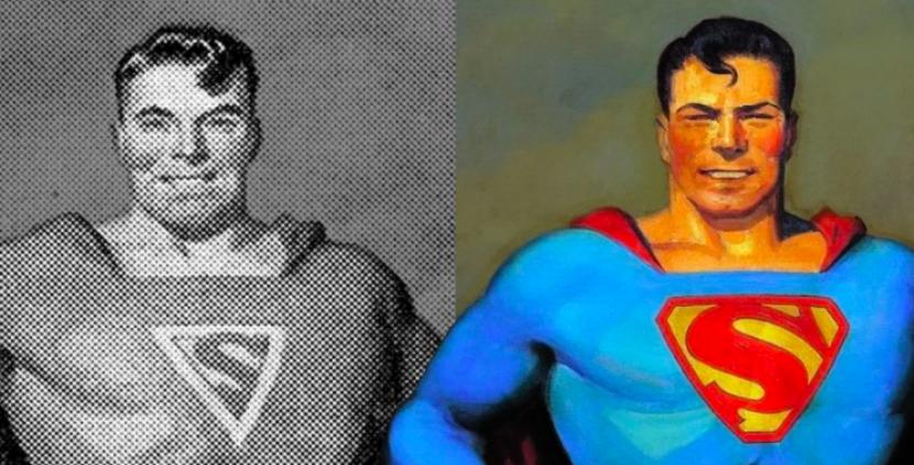 Lukisan pertama Superman yang dibuat pada 1940-an sempat hilang. (ilustrasi). 