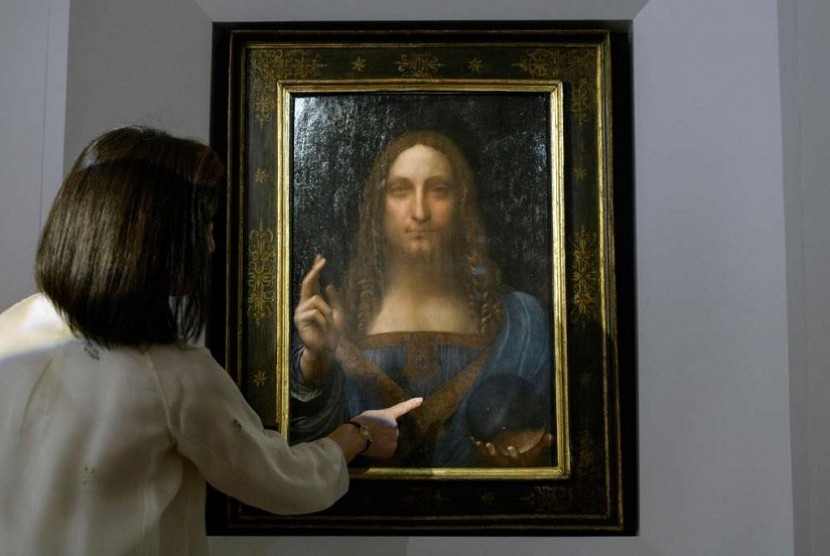 Lukisan Salvator Mundi karya Leonardo Da Vinci dijual dengan harga 450,3 juta dolar AS dalam sebuah pelelangan baru-baru ini.