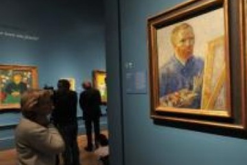 Gogh lukisan van Lukisan Bunga