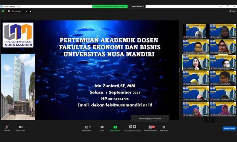 Lulusan Fakultas Ekonomi dan Bisnis (FEB) Universitas Nusa Mandiri (UNM) paling banyak dicari perusahaan.