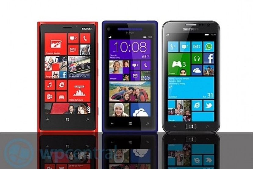 Lumia 920,HTC WP 8X, Samsung ATIV S