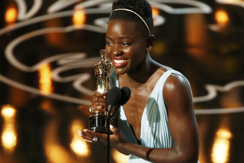Lupita Nyong'o wins the best supporting actress Oscar on Sunday for her first film role ever as the slave, Patsey, in the drama 