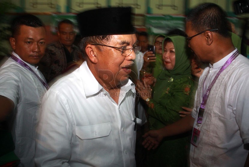  Ketua Umum Dewan Masjid Indonesia Jusuf Kalla. (Republika/Yasin Habibi)