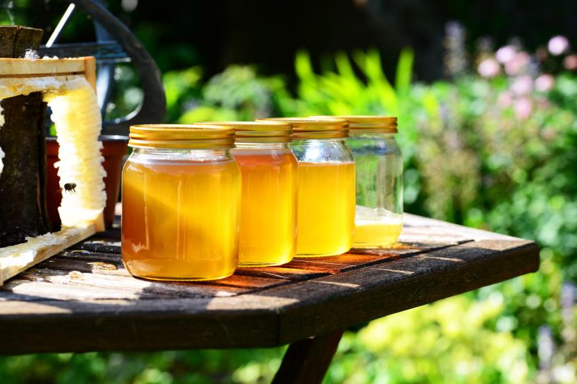 Madu (ilustrasi). Menurut penyelidikan AS, para produsen madu mengencerkan madu asli dengan sirup yang berasal dari tanaman, seperti sirup jagung fruktosa tinggi atau sirup bit.