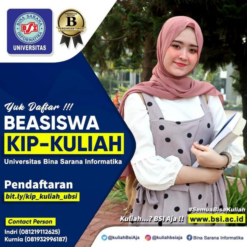 Mahasiswa Kampus UBSI Pontianak kini bisa mengajukan Besiswa KIP dan bantuan UKT.