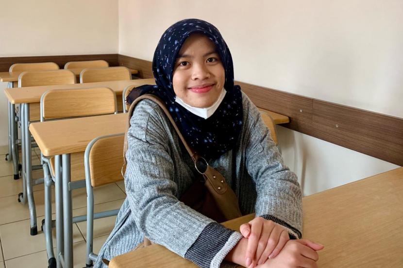 Mahasiswa Prodi Kesejahteraan Sosial, Universitas Muhammadiyah Malang (UMM), Nisrina Nur Husna. 