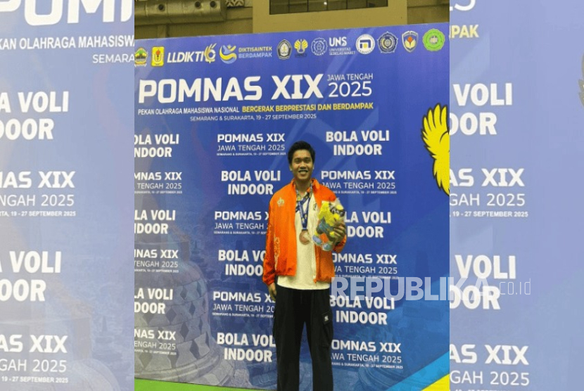 Prestasi Nasional! Mahasiswa UBSI Raih Juara 3 Bola Voli di POMNAS 2025
