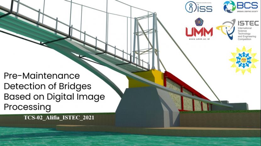 Mahasiswa Universitas Muhammadiyah Malang (UMM), Alifia Oriana Prabaswara menciptakan teknologi  pemeliharaan jembatan berbasis pengelolaan citra bernama Smart Cam Bridge.
