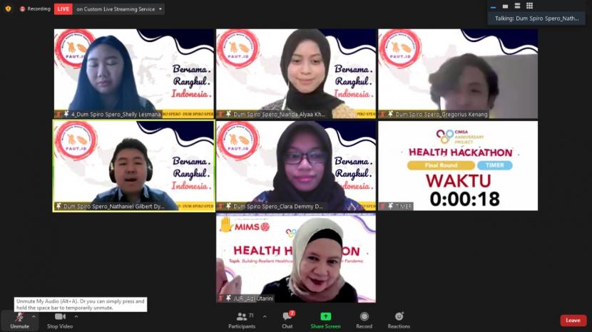 Mahasiswa Universitas Muhammadiyah Malang (UMM) mengembangkan aplikasi berbasis kesehatan mental bernama PAUT.ID. Prototipe aplikasi ini berhasil meraih juara satu pada lomba Inovasi Health Hackathon 2021, beberapa waktu lalu.