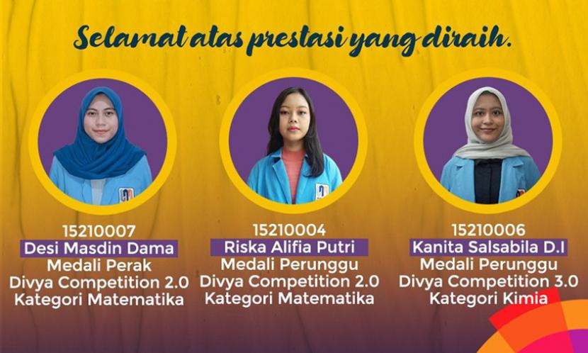 Mahasiswa UNM meraih tiga medali pada kejuaraan Divya Competition 3.0.