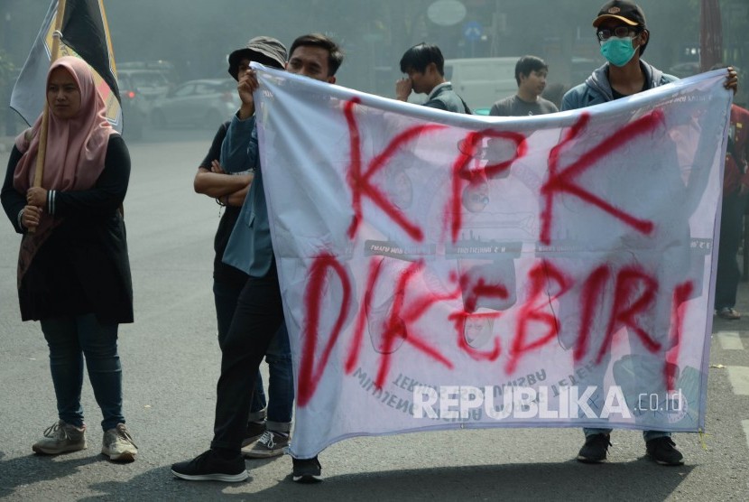 Demonstrasi tolak revisi UU KPK, ilustrasi