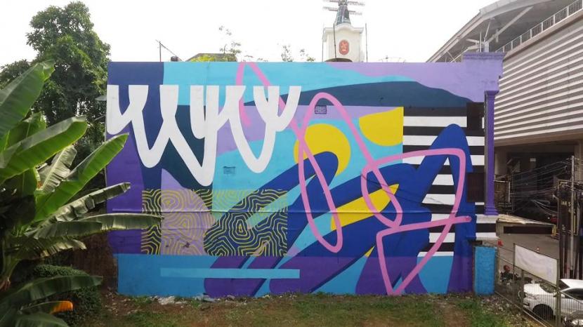 Mahavisual bersama seniman grafiti Stereoflow menghadirkan Mural untuk Jakarta di tembok berukuran 20 x 15 meter di dekat MRT Cipete Raya, Jakarta Selatan.