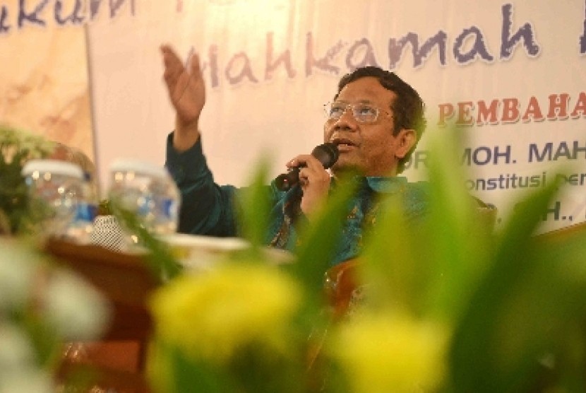 Mahfud MD, the campaign leader for Prabowo Subianto-Hatta Rajasa (file photo)