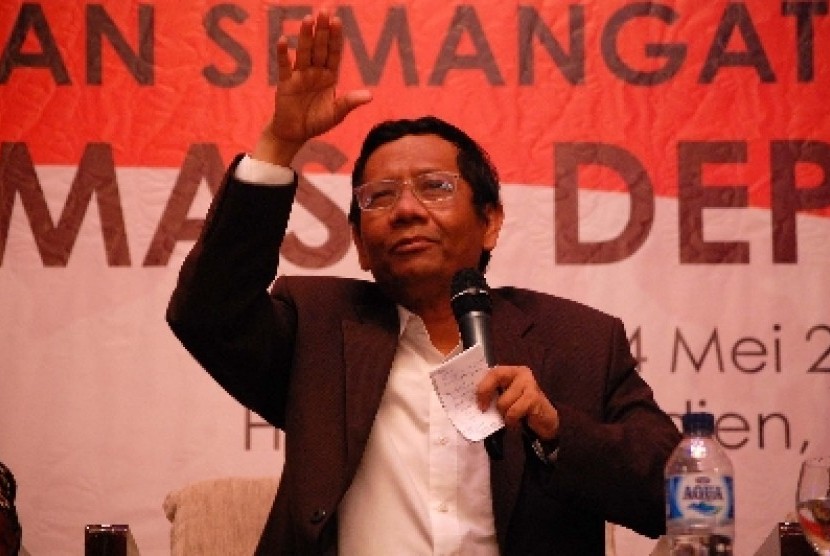 Head of Prabowo-Hatta's campaign team, Mahfud MD (file photo)