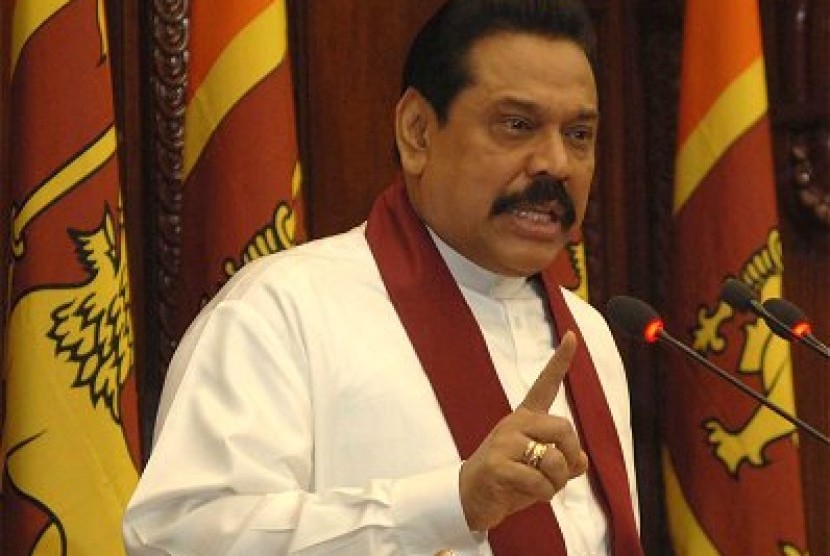 Mahinda Rajapaksa, Presiden Srilanka