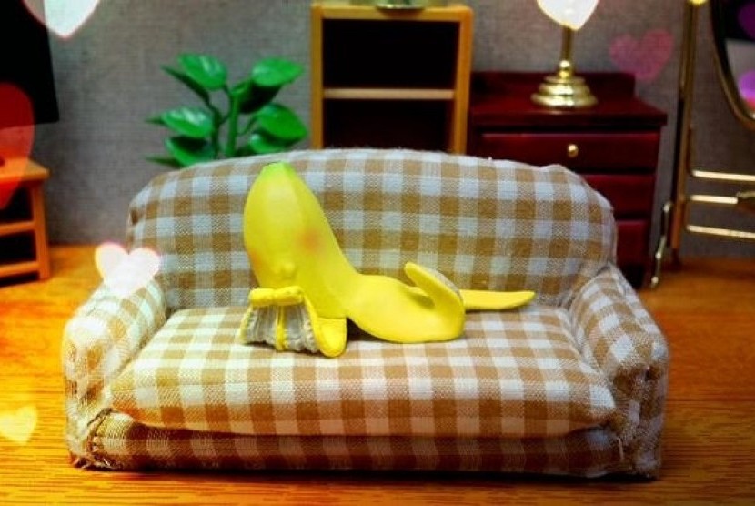 Mainan dari kulit pisang