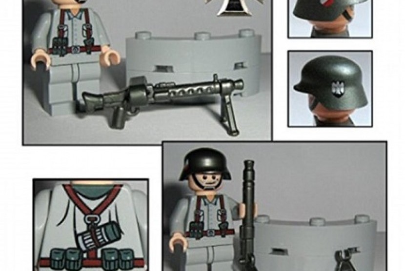 Mainan tentara Nazi produksi Lego yang dijual di situs Amazon menuai protes warga Jerman.