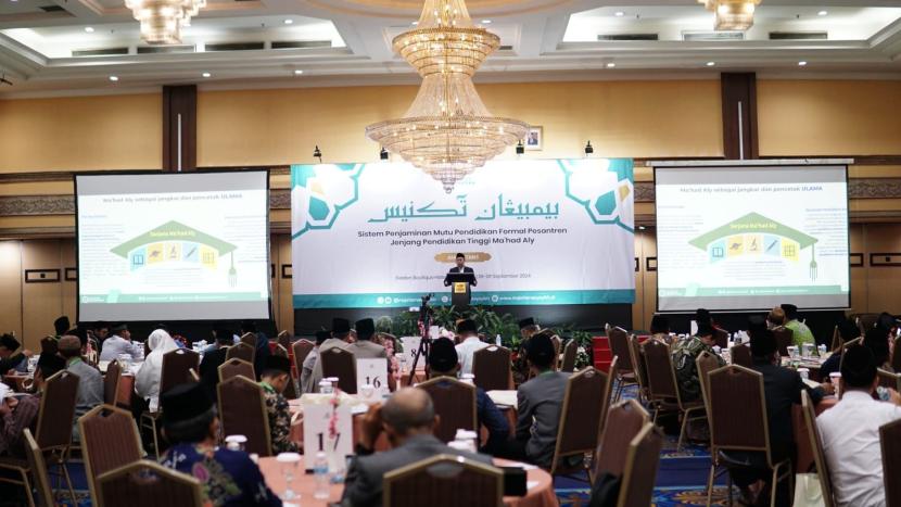 Majelis Masyayikh resmi menggelar Bimbingan Teknis (Bimtek) Sistem Penjaminan Mutu Pendidikan Formal Pesantren untuk jenjang pendidikan tinggi Mahad Aly, bertempat di Jakarta. 