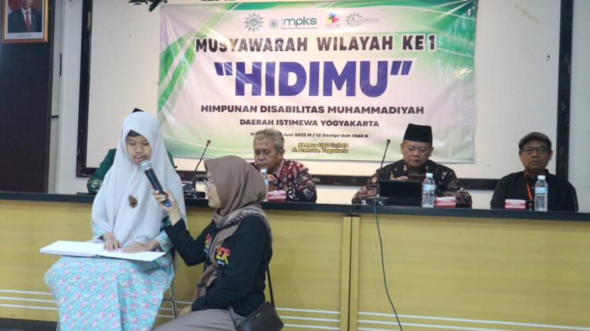 Majelis Pembinaan Kesejahteraan Sosial (MPKS) Pimpinan Wilayah Muhammadiyah (PWM) DIY menggelar Musyawarah Wilayah ke-1 Himpunan Disabilitas Muhammadiyah (HIDIMU) di Kampus 2B UAD.