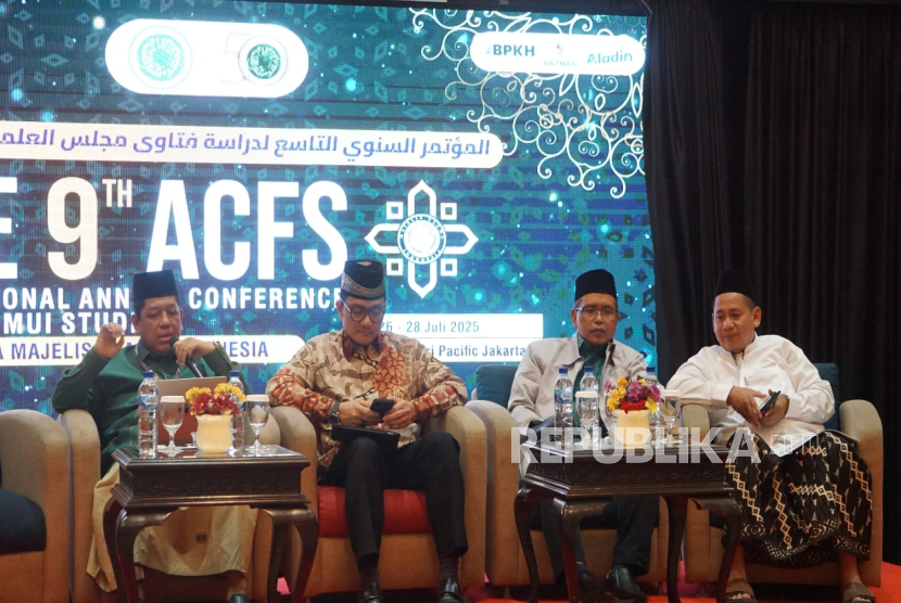 Majelis Ulama Indonesia menyelenggarakan ACFS ke-9, Kamis (25/7/2025) di Jakarta.