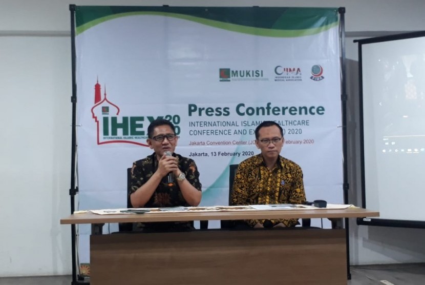 Majelis Upaya Kesehatan Islam Seluruh Indonesia (MUKISI) menggelar konferensi pers terkait pelaksanaan Pameran dan Konferensi Internasional Pelayanan Kesehatan Islam (International Islamic Healthcare Conference and Expo/IHEX) 2020 yang akan diselenggarakan di Jakarta Conference Center (JCC) pada 27-29 Februari 2020 mendatang. 