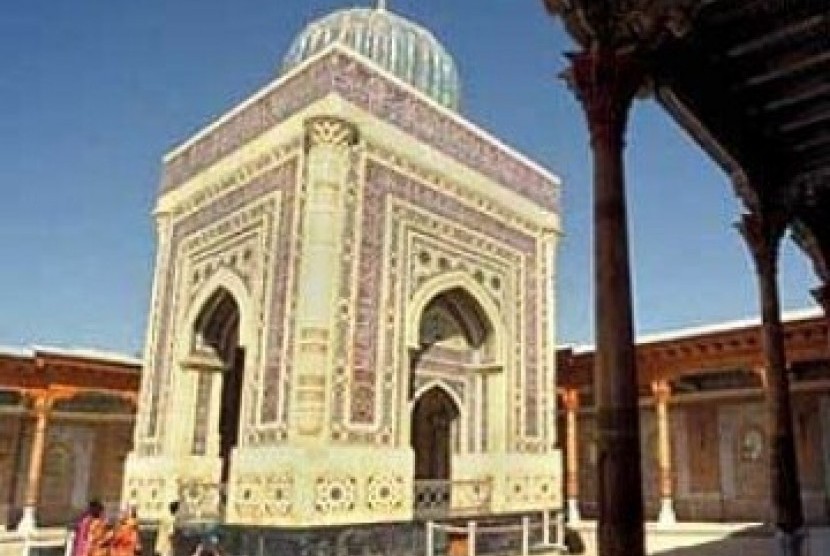 Makam Imam Bukhari di Uzbekistan.
