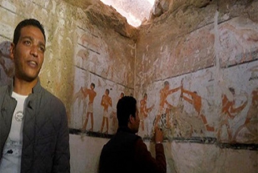 Makam kuna Hetpet di Giza Barat. Mesir.