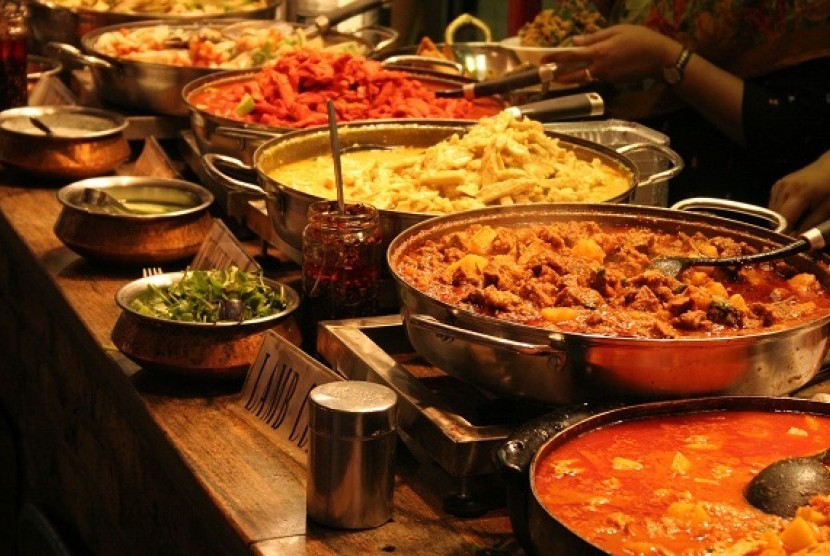 Makanan India (Ilustrasi)