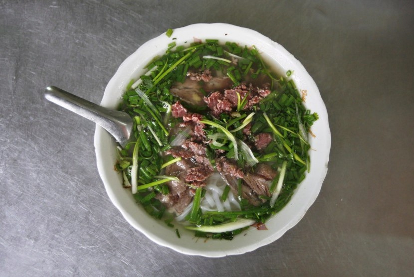 Makanan khas Vietnam, pho.