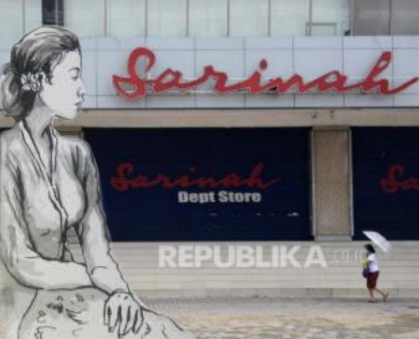 Mal Sarinah yang merupakan pusat perbelanjaan pertama di Indonesia.